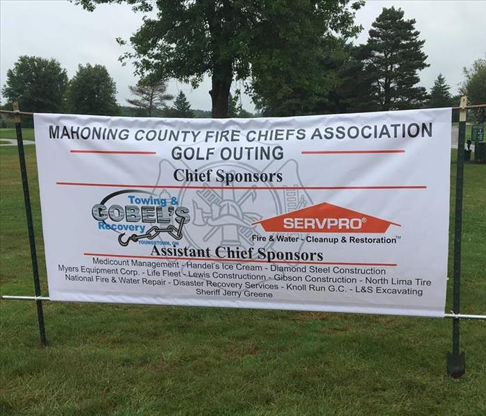 Banner for golf outing